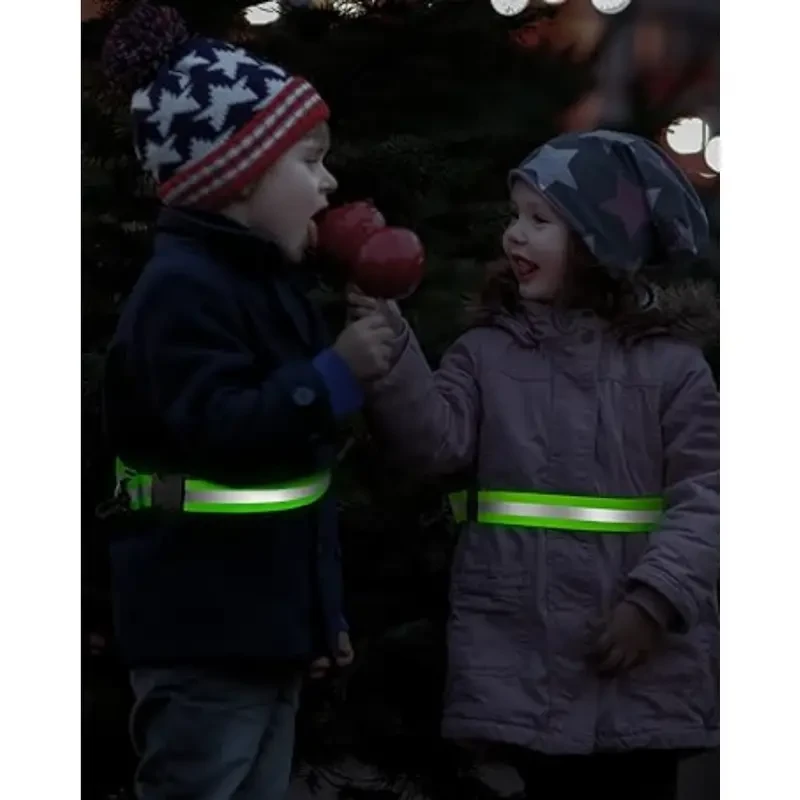 Brazalete LED recargable para correr y caminar de noche (paquete de 2)