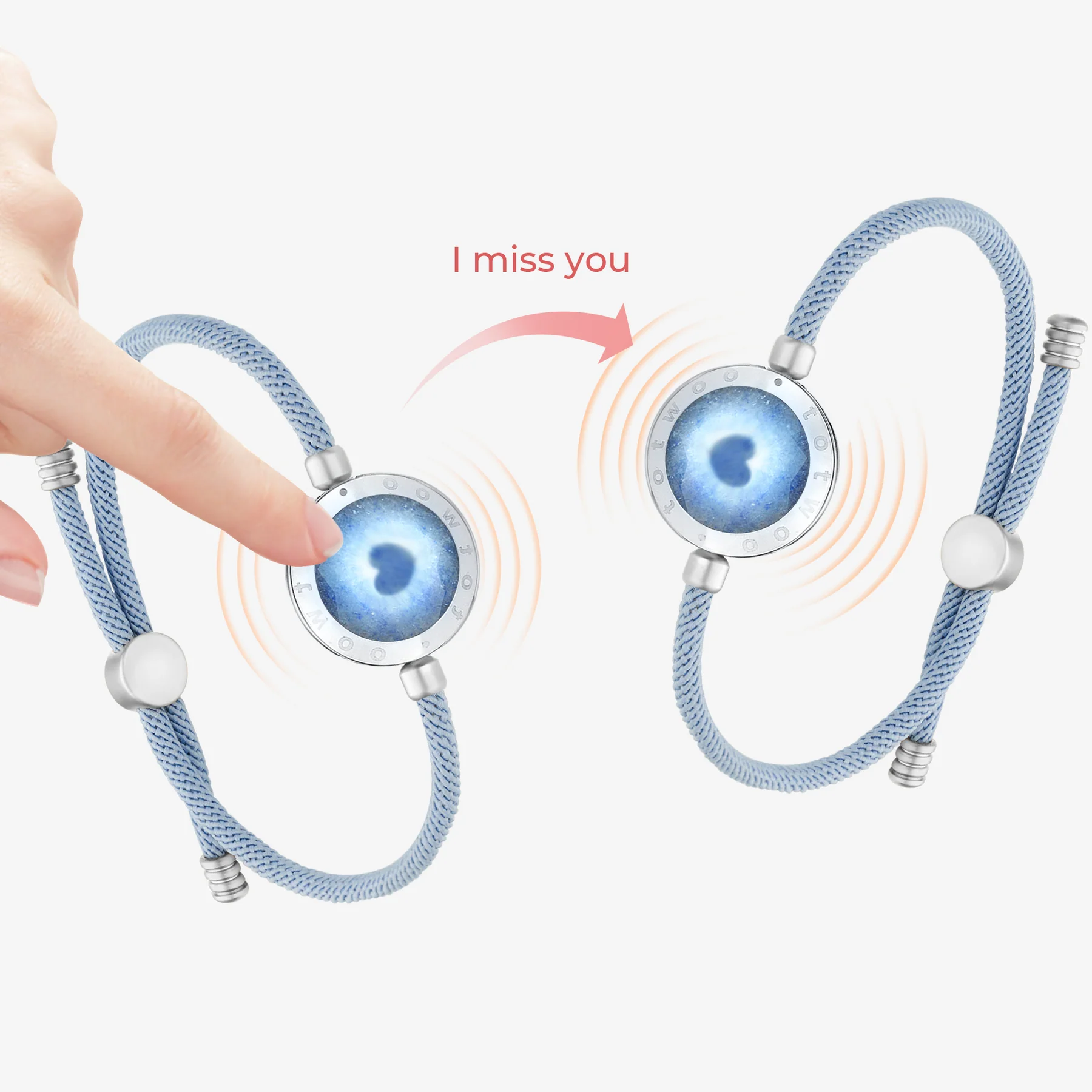Pulseras táctiles Azure Dream 2.0 con aventurina azul