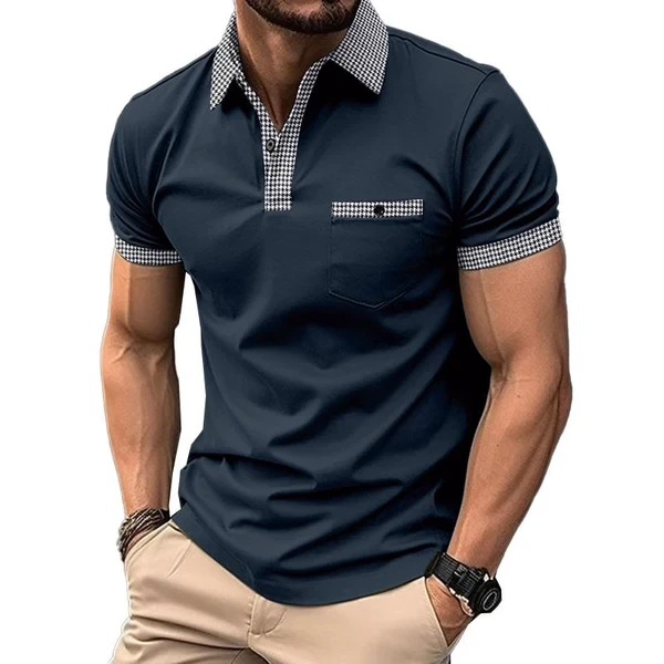 Camiseta de manga corta tipo polo