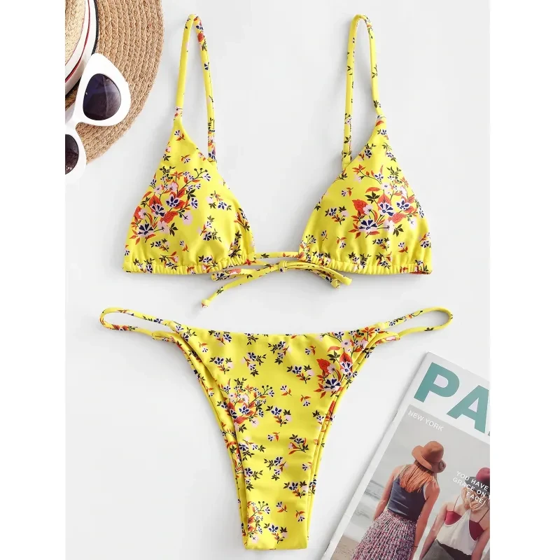 Conjunto de bikini push-up Floral Breeze