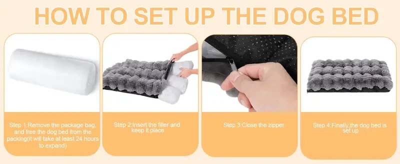 Cama ortopédica para perros extra grandes con funda extraíble y lavable