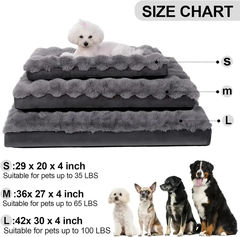 Cama ortopédica para perros extra grandes con funda extraíble y lavable