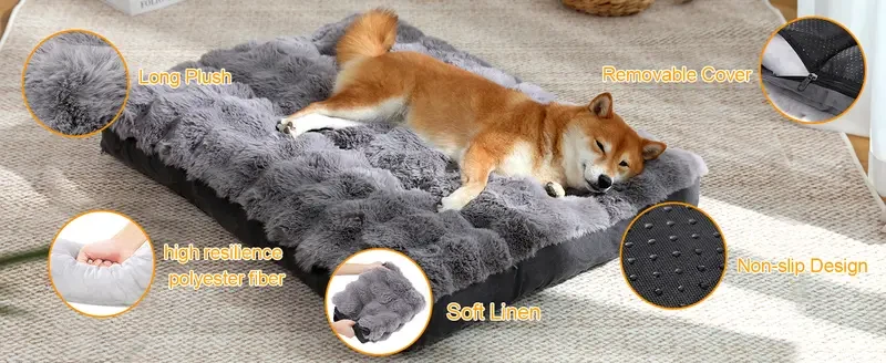 Cama ortopédica para perros extra grandes con funda extraíble y lavable
