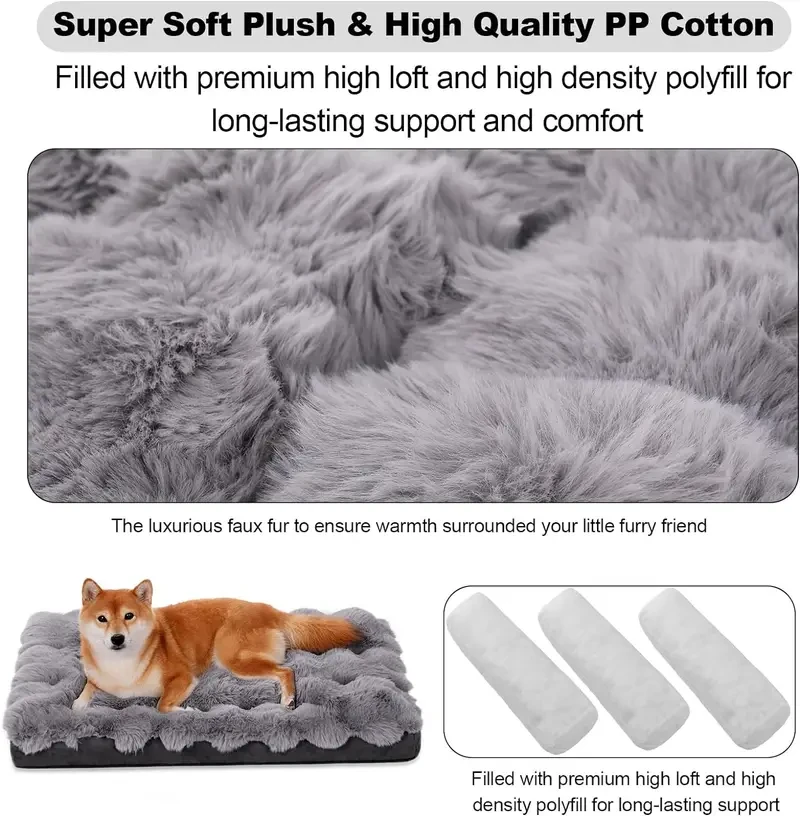 Cama ortopédica para perros extra grandes con funda extraíble y lavable
