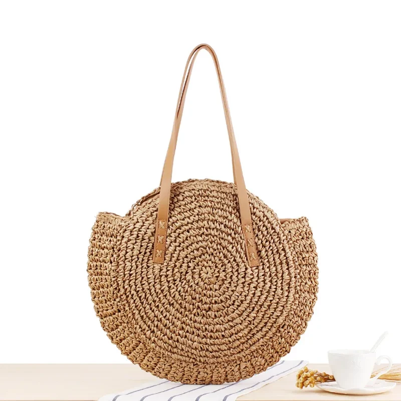 Bolso de playa redondo de verano