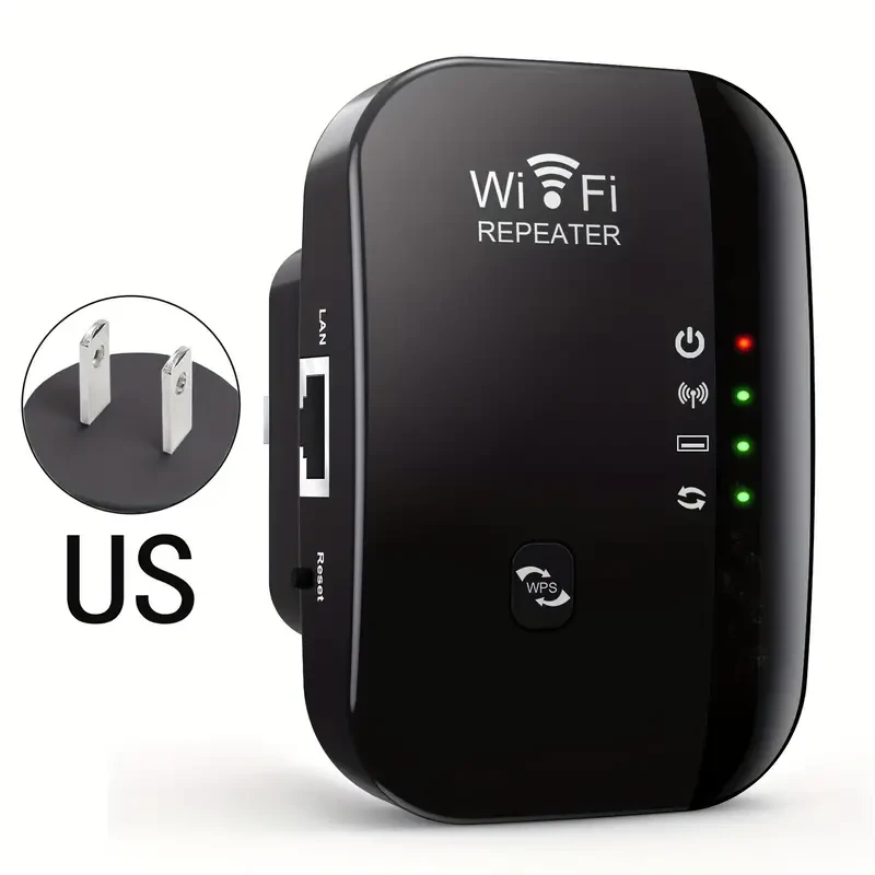 Amplificador de señal WiFi de 300 Mbps: repetidor de Internet inalámbrico y punto de acceso de largo alcance