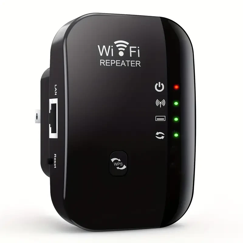 Amplificador de señal WiFi de 300 Mbps: repetidor de Internet inalámbrico y punto de acceso de largo alcance
