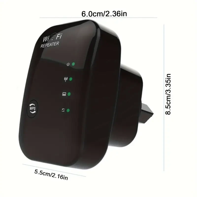 Amplificador de señal WiFi de 300 Mbps: repetidor de Internet inalámbrico y punto de acceso de largo alcance