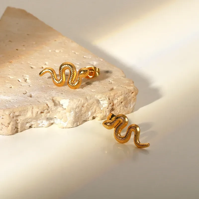 Pendientes de lujo Golden Viper