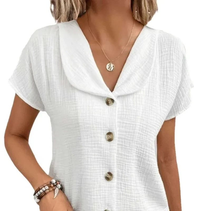 Cárdigan de mujer con botones y estilo chic de verano