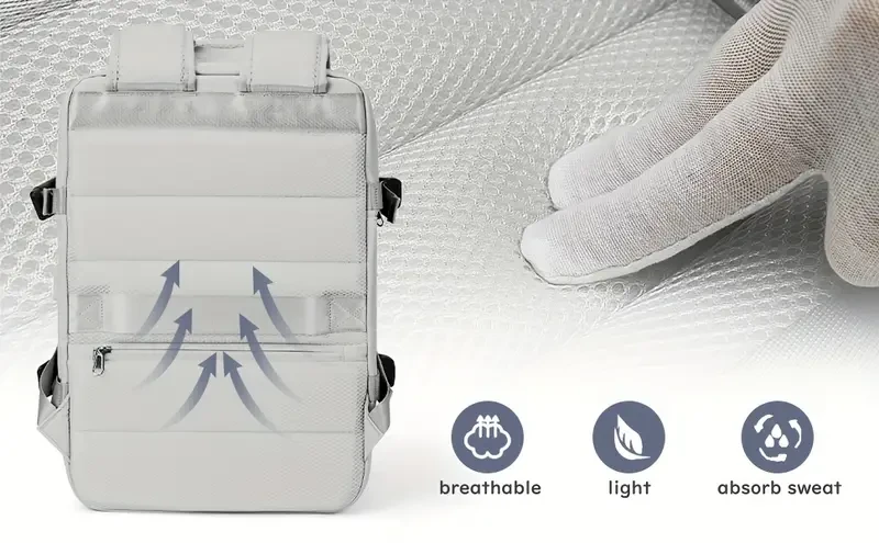 Mochila de viaje impermeable de gran capacidad para mujeres y hombres