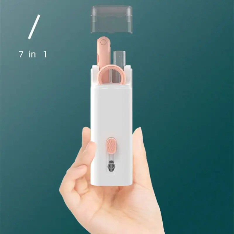 Kit de limpieza electrónica 7 en 1, limpiador de teclado, kit de limpieza para portátiles