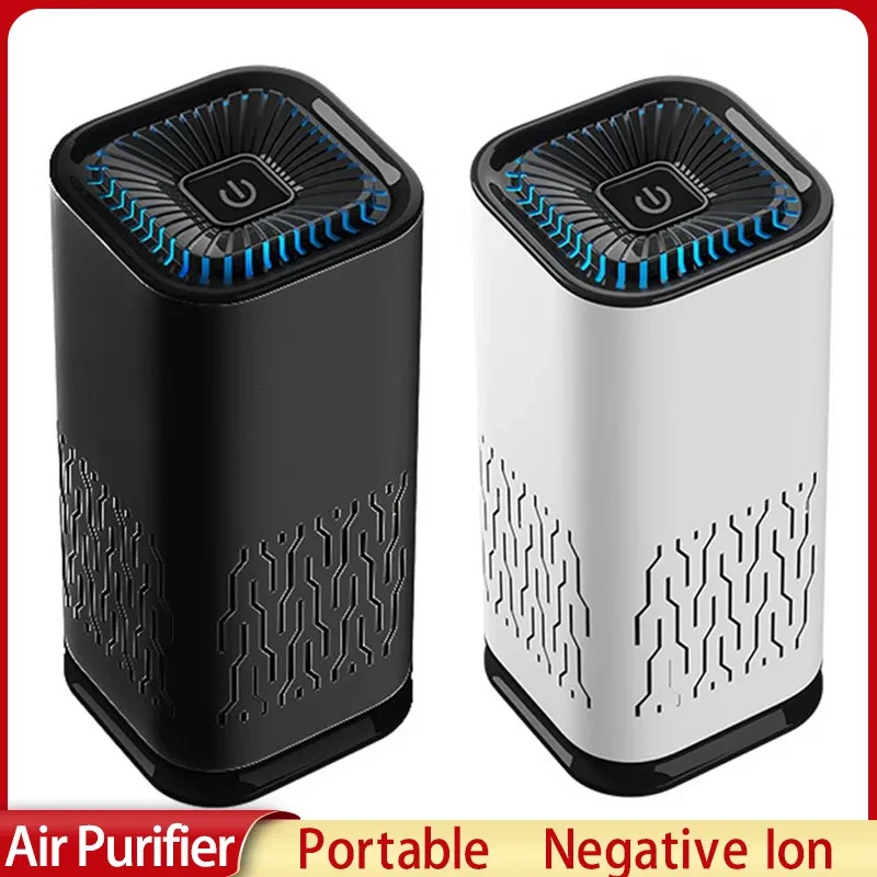 Purificador de aire portátil para coche con generador de iones negativos