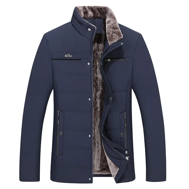 Chaqueta de algodón de terciopelo grueso para hombre
