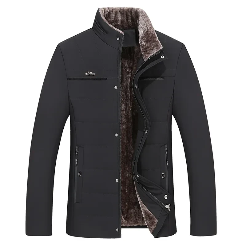 Chaqueta de algodón de terciopelo grueso para hombre