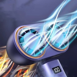 Mini ventilador portátil plegable USB para colgar en el cuello