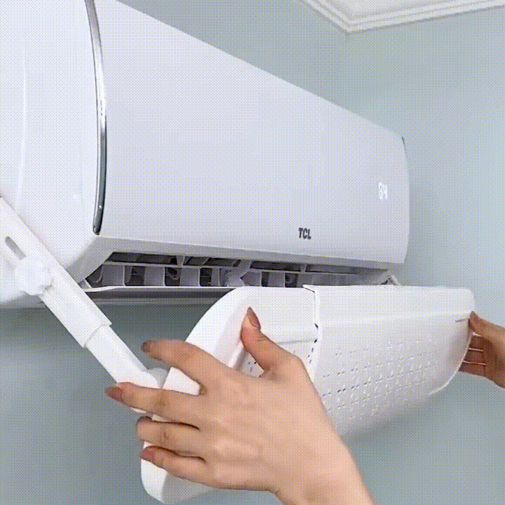 Deflector de aire retráctil para aire acondicionado