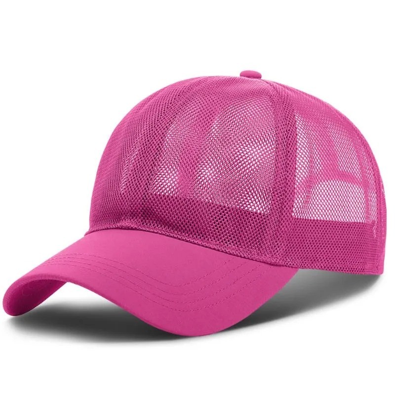 Sombreros de verano transpirables de malla para hombres y mujeres