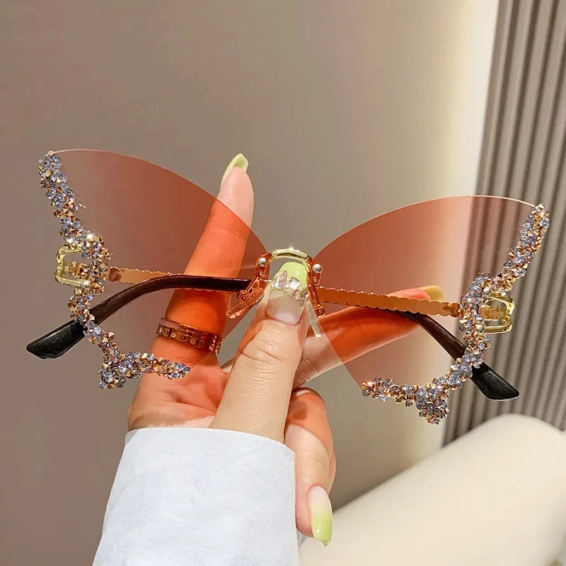 Gafas de sol vintage con diseño de mariposa GlamourWings