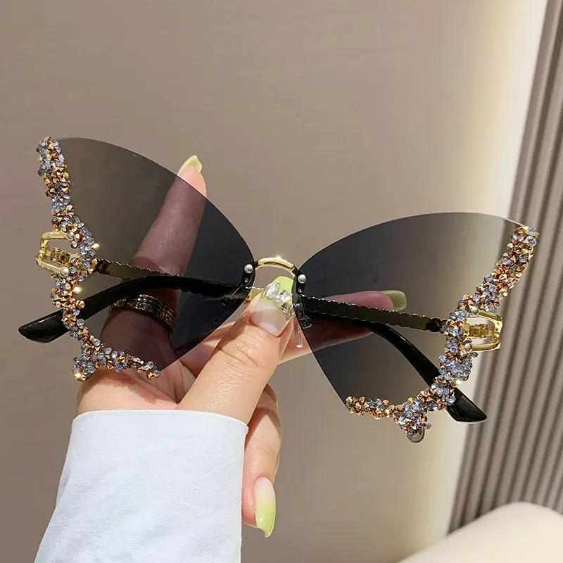 Gafas de sol vintage con diseño de mariposa GlamourWings