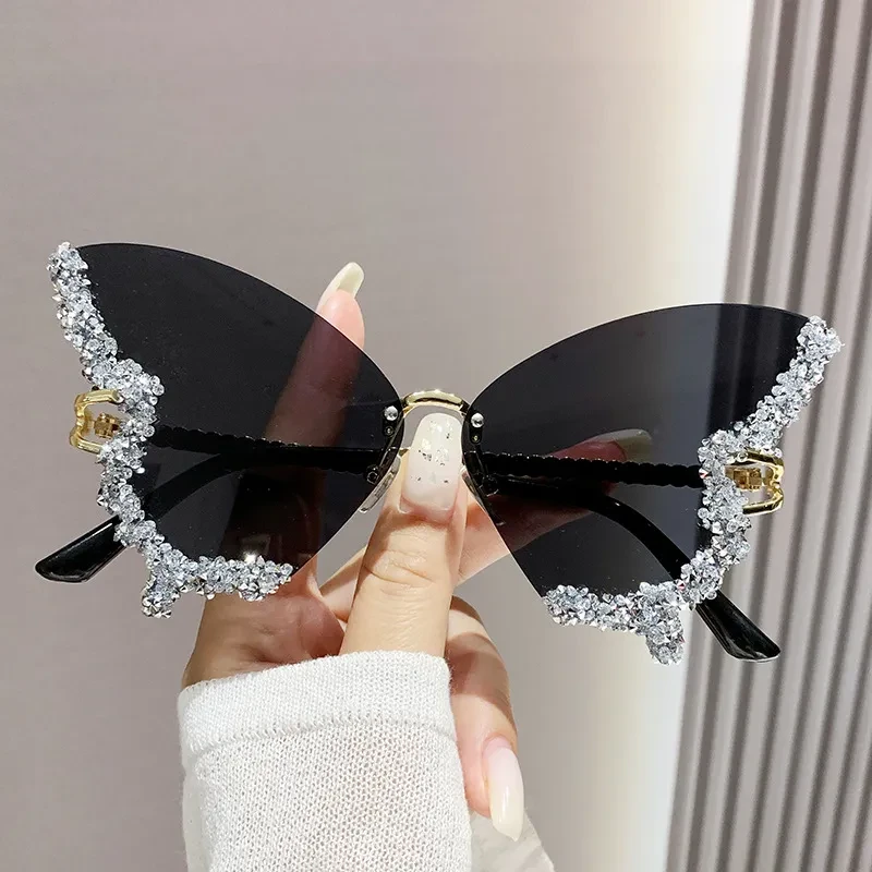 Gafas de sol vintage con diseño de mariposa GlamourWings