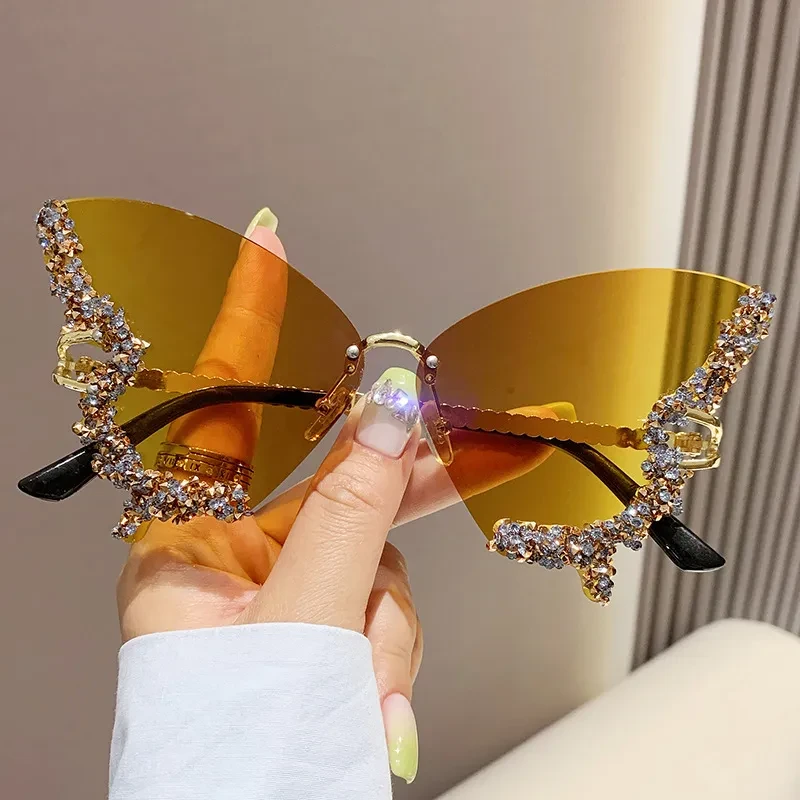 Gafas de sol vintage con diseño de mariposa GlamourWings