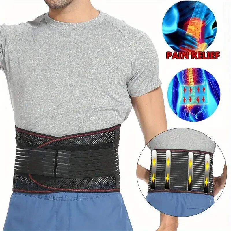 Faja lumbar transpirable para aliviar el dolor lumbar y la ciática
