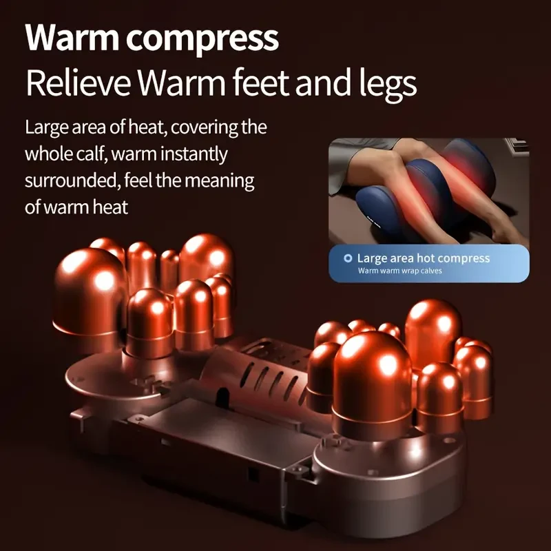 Masajeador automático de pies para piernas, plantas y brazos: masaje meridiano de cuerpo completo y terapia de pies.
