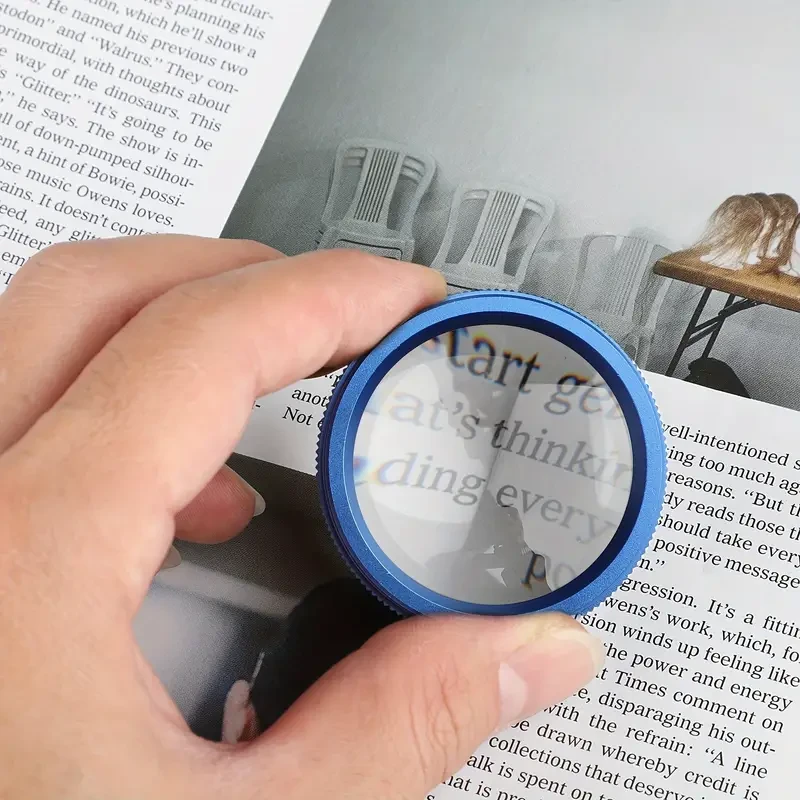 Lupa de bolsillo portátil de 30 aumentos: lupa de mano para reparación de relojes y joyería