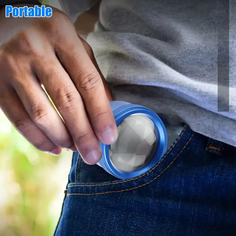 Lupa de bolsillo portátil de 30 aumentos: lupa de mano para reparación de relojes y joyería