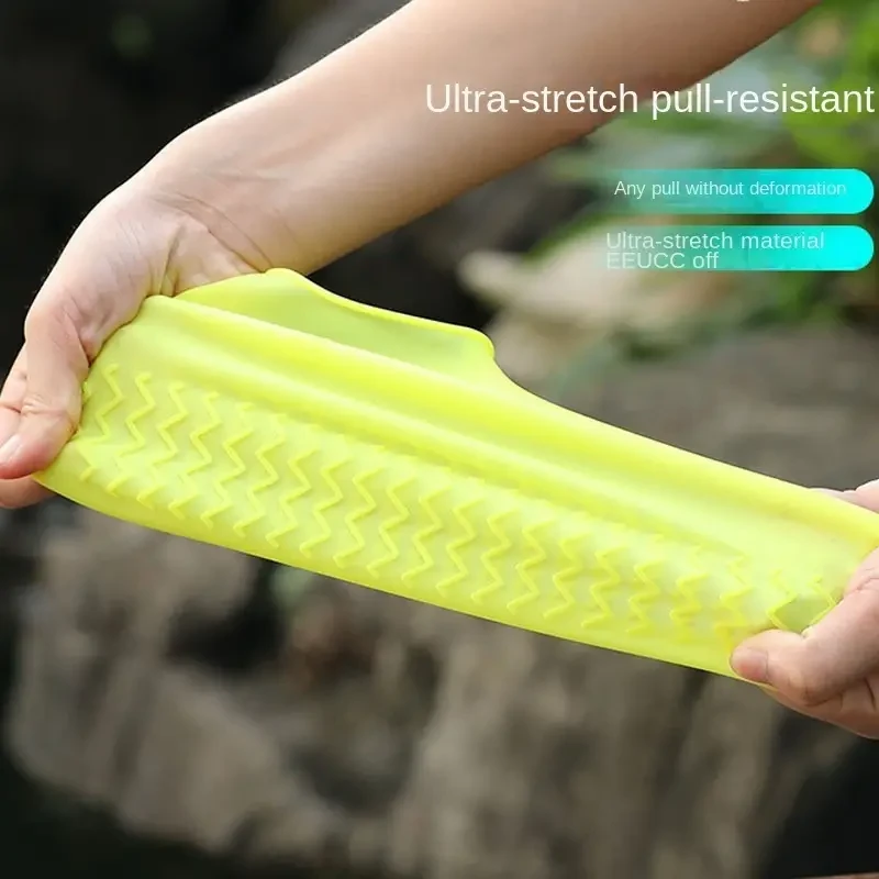 3 pares de fundas impermeables reutilizables de látex para botas de lluvia: ajuste universal, alta calidad, protección para todo tipo de clima.