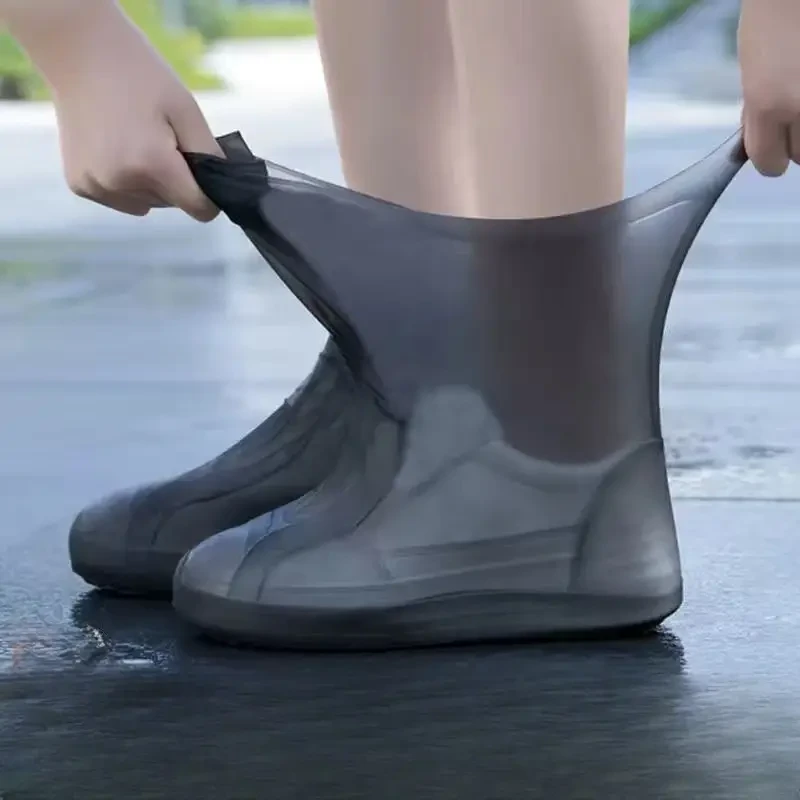 3 pares de fundas impermeables reutilizables de látex para botas de lluvia: ajuste universal, alta calidad, protección para todo tipo de clima.