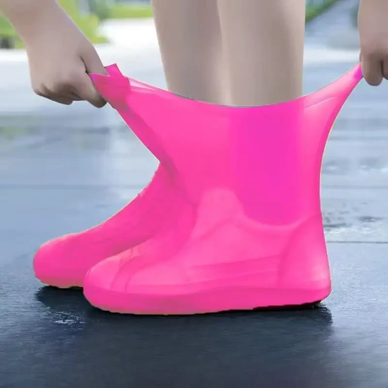 3 pares de fundas impermeables reutilizables de látex para botas de lluvia: ajuste universal, alta calidad, protección para todo tipo de clima.