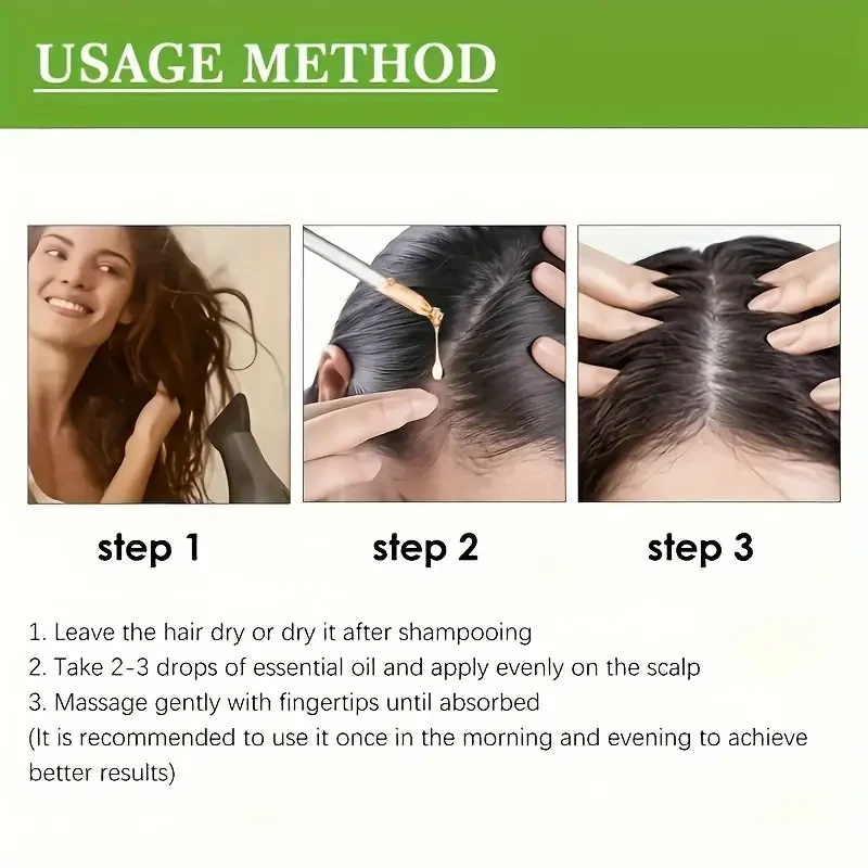 Aceite esencial de romero para el cuidado del cabello, la piel, el masaje del cuero cabelludo y la aromaterapia - 30 ml