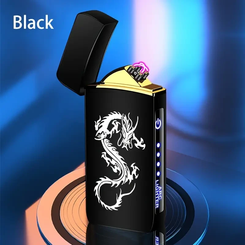 Encendedor inteligente para exteriores, resistente al viento, con carga USB, recargable y reutilizable.