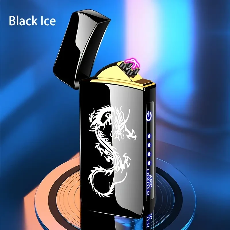 Encendedor inteligente para exteriores, resistente al viento, con carga USB, recargable y reutilizable.