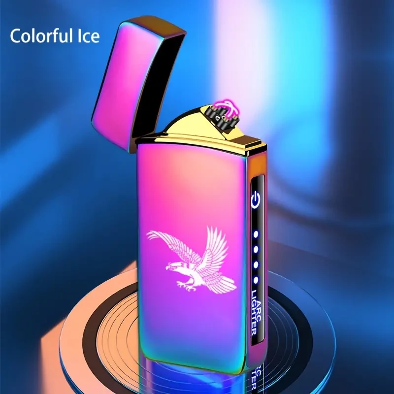 Encendedor inteligente para exteriores, resistente al viento, con carga USB, recargable y reutilizable.