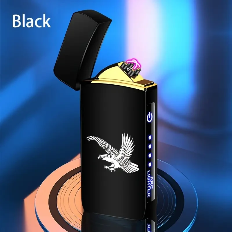 Encendedor inteligente para exteriores, resistente al viento, con carga USB, recargable y reutilizable.