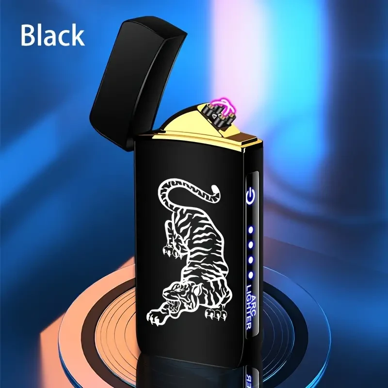 Encendedor inteligente para exteriores, resistente al viento, con carga USB, recargable y reutilizable.