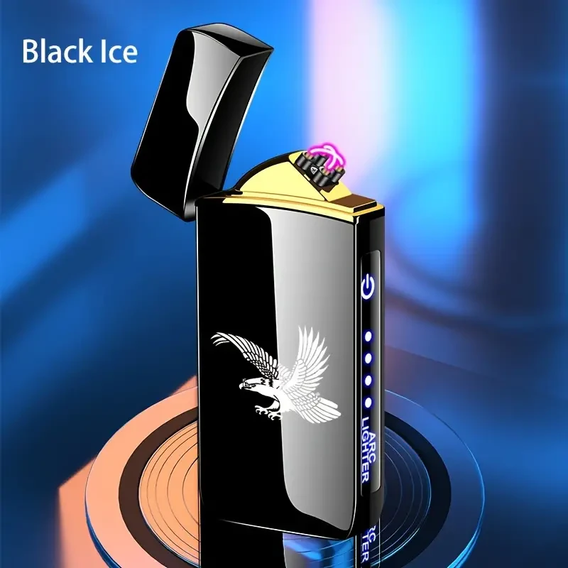 Encendedor inteligente para exteriores, resistente al viento, con carga USB, recargable y reutilizable.