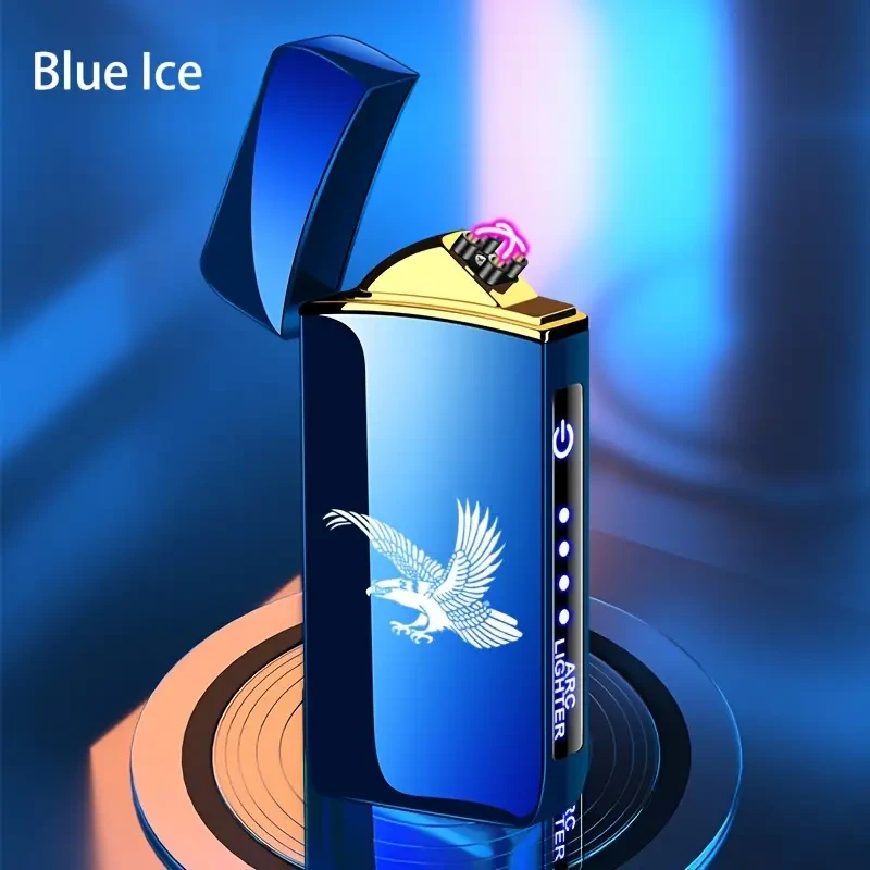 Encendedor inteligente para exteriores, resistente al viento, con carga USB, recargable y reutilizable.