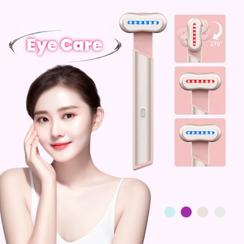 Masajeador eléctrico de ojos y rostro de 4 colores