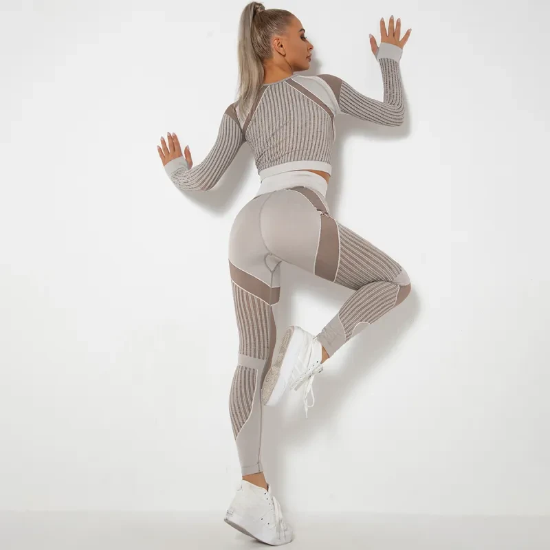 Conjunto de yoga sin costuras AbsorbFit