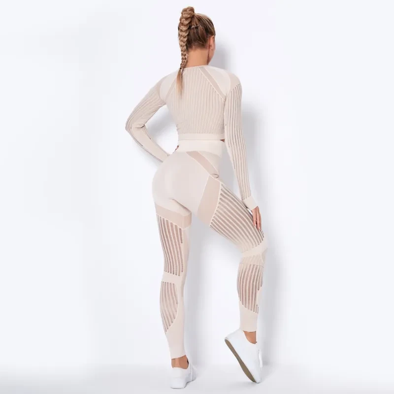 Conjunto de yoga sin costuras AbsorbFit
