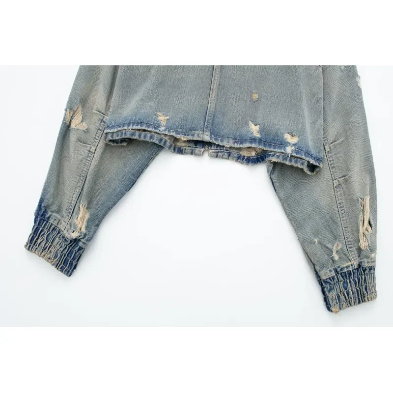 Chaqueta corta vaquera para mujer