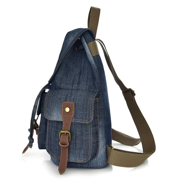 Mochila vaquera vintage para hombre
