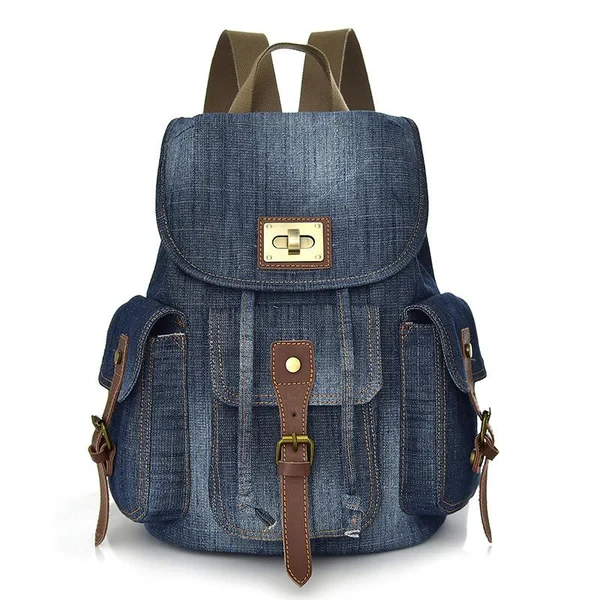 Mochila vaquera vintage para hombre