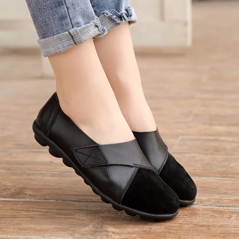 Mocasines de patchwork para mujer