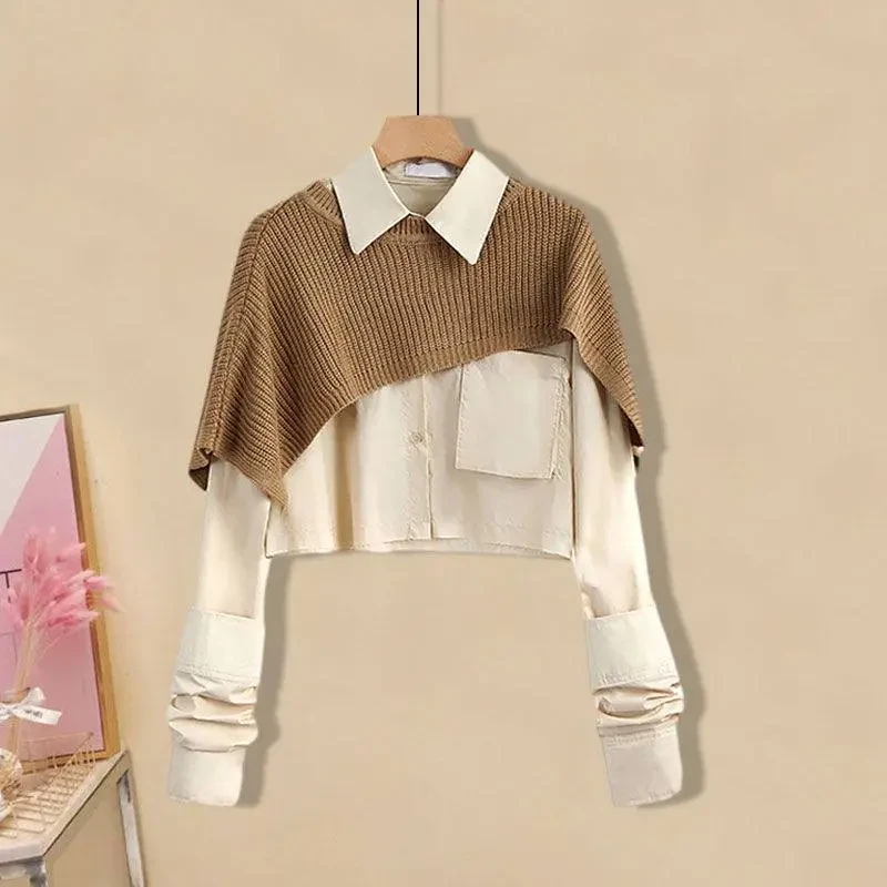 Chaqueta de traje de otoño para mujer de talla grande