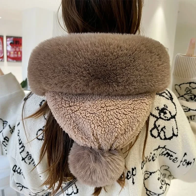 Bufanda y gorro de ciclismo cortavientos para mujer